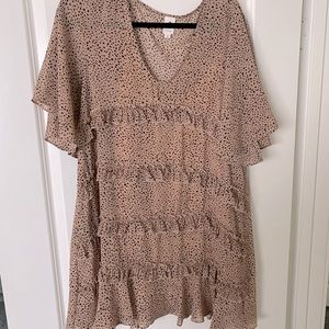 VICI leopard nude dress